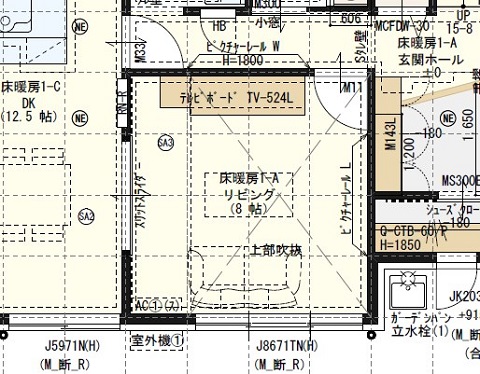 一条工務店i-smart　壁掛け時計