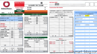 ダイワハウスxevo見積書