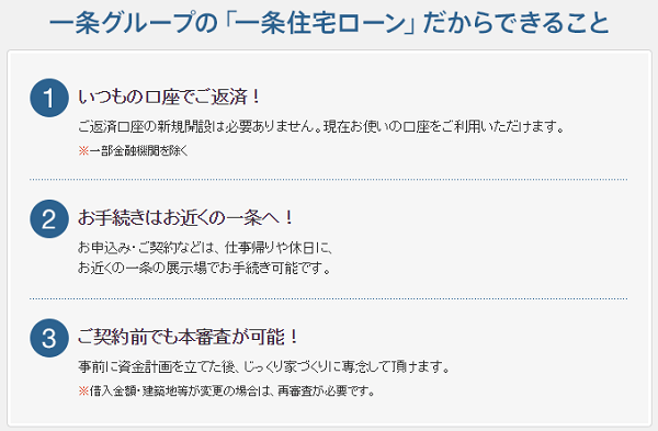 一条住宅ローンだからできること